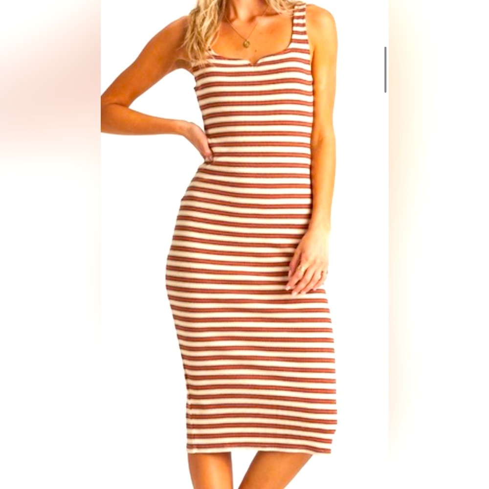 Billabong night magic midi dress